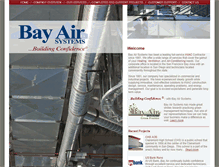 Tablet Screenshot of bayairsystems.com